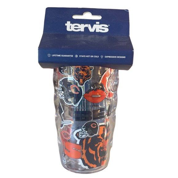 Tervis Chicago Bears 10 oz Clear Tumbler - Picture 2 of 3
